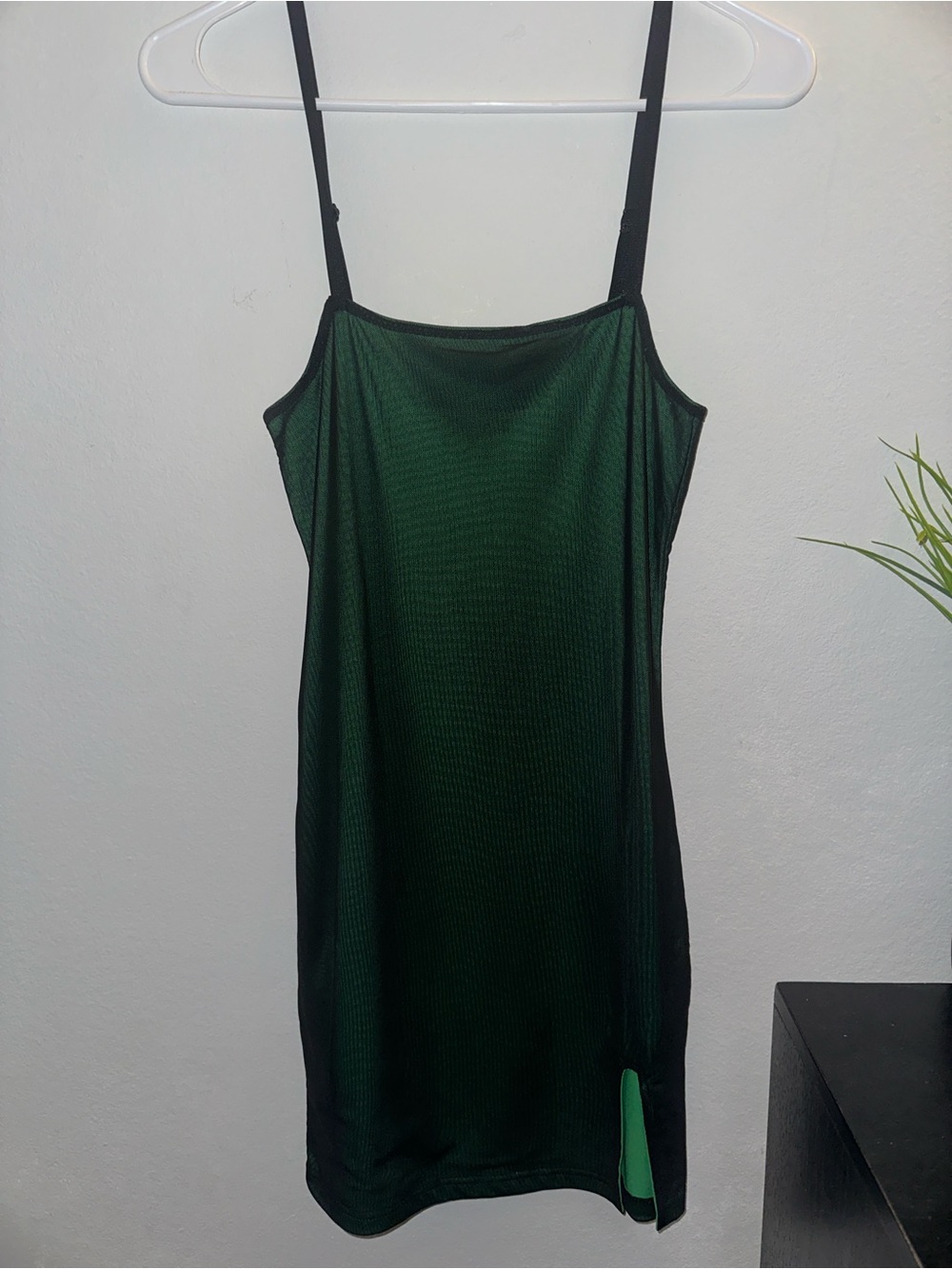 Women’s Slip Dress - Green Mini